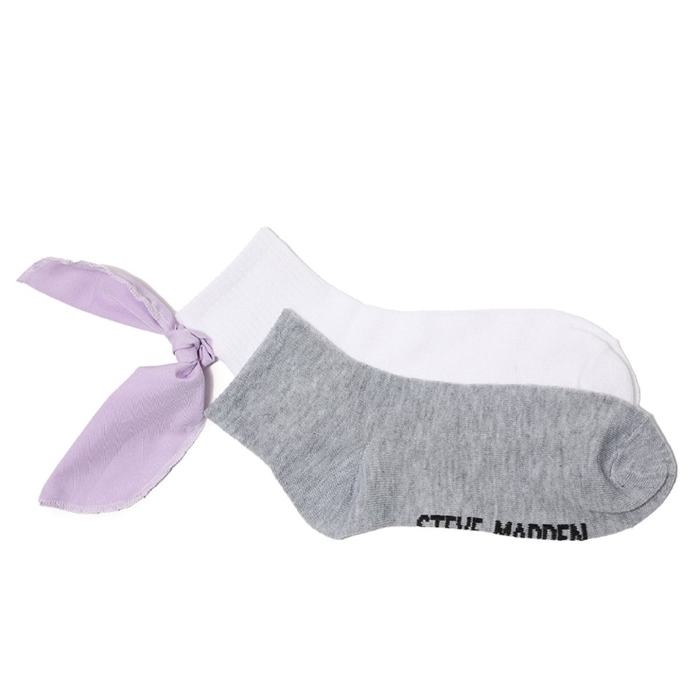 💫 Steve Madden tie ankle socks NWT